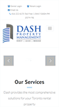 Mobile Screenshot of dashpropertymanagement.com
